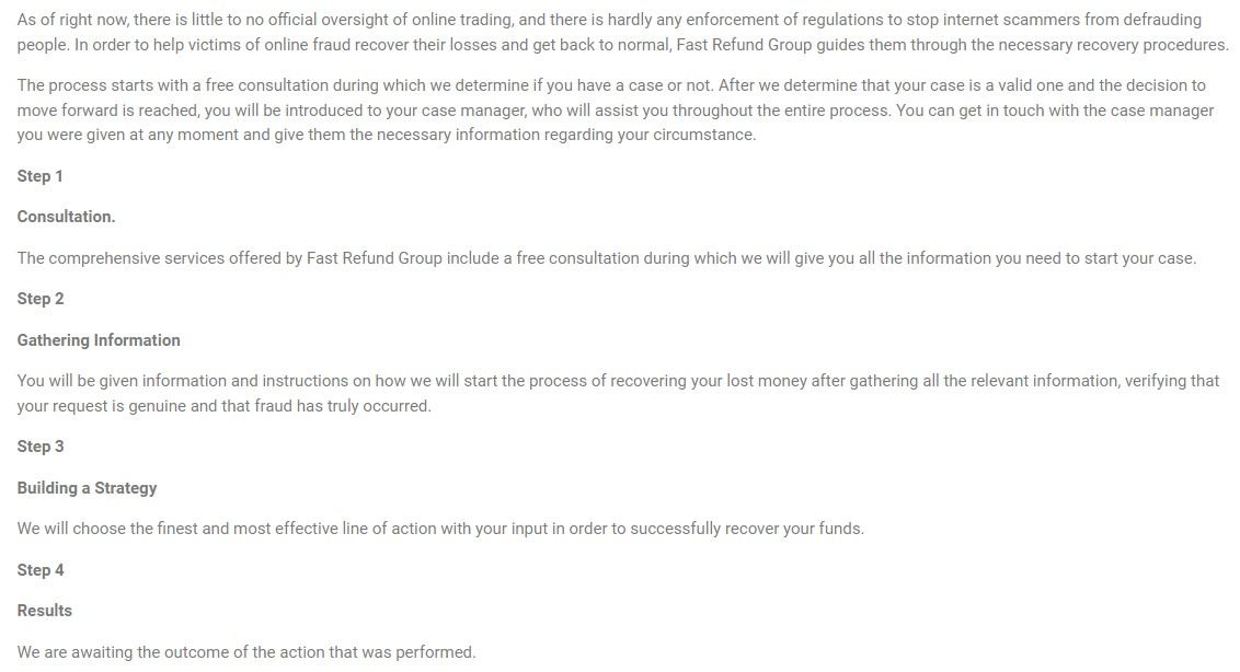 Fast Refund Group Funds Recovery Process Fast Refund Group Funds Recovery Process