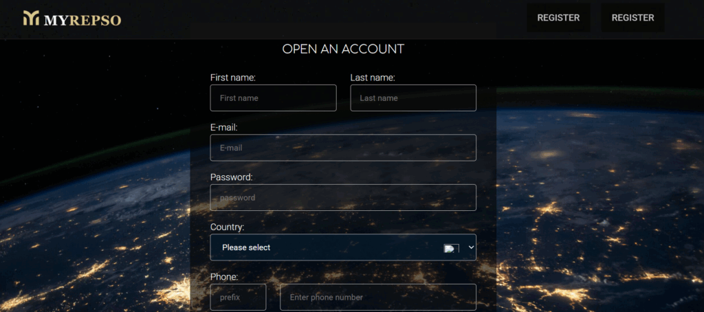 Myrepso simple registration