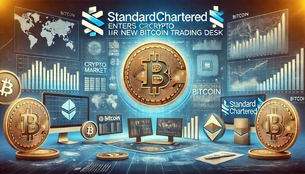 Standard Chartered Enters Crypto Market with New Bitcoin Trading Desk